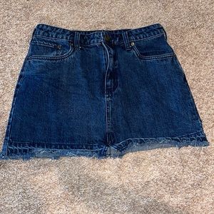 FREE PEOPLE Denim Mini Skirt